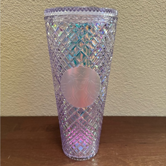Starbucks Holiday 2022 Limited White Iridescent Jewel 24 oz - Picture 2 of 10